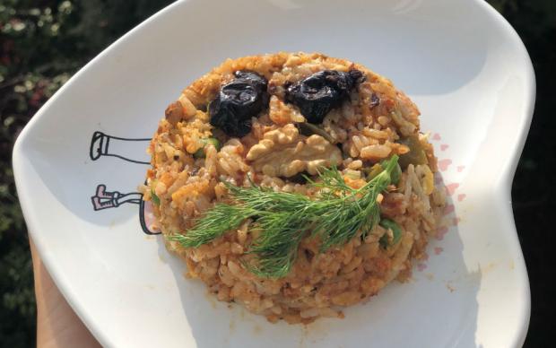 yumurtali-kepekli-pilav