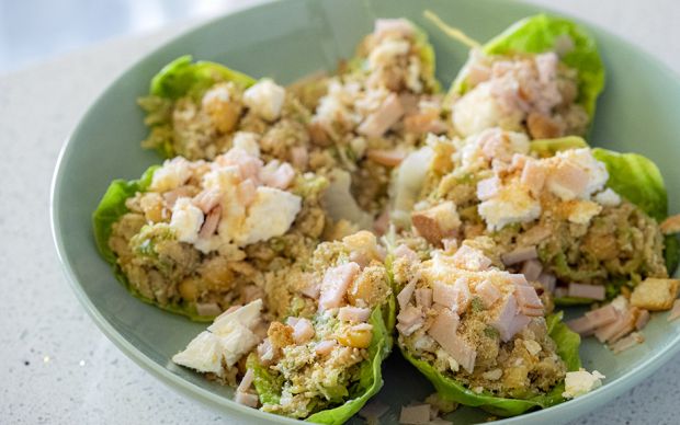 Nohutlu Kabaklı Marul Taco Tarifi