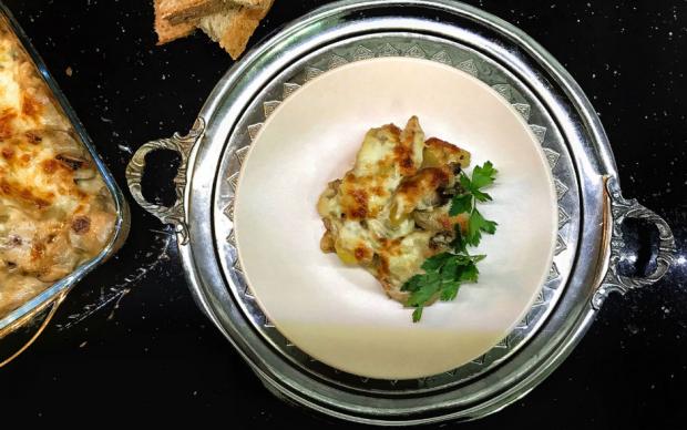 Patatesli Mantarlı Graten Tarifi