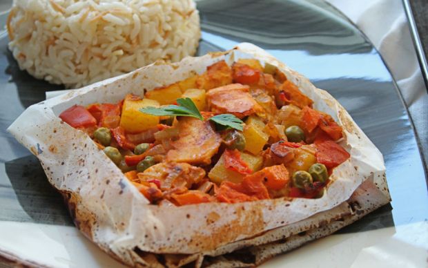 Tavuklu Pratik Kağıt Kebabı Tarifi
