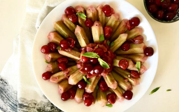visneli-zeytinyagli-bamya