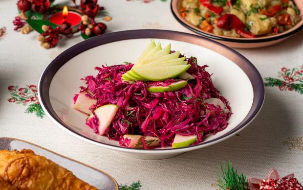 Turşu Tadında Mor Lahana Salatası Tarifi
