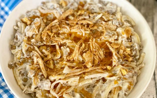 Tavuklu Yeşil Mercimek Salatası Tarifi