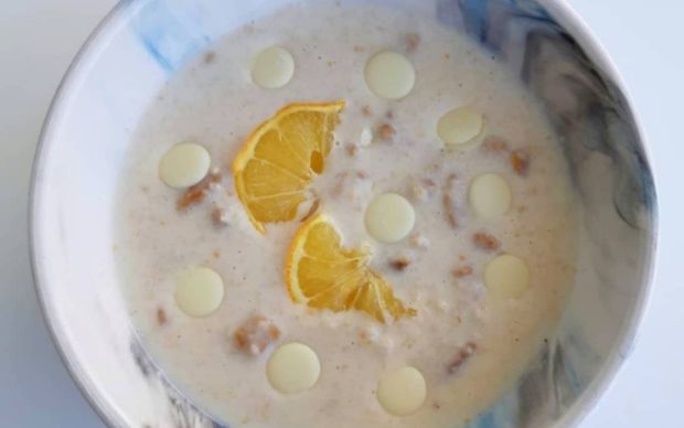 Limonlu Cheesecake Tadında Yulaf Lapası Tarifi