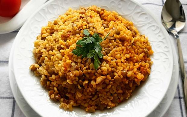 yesil-mercimekli-bulgur-pilavi-tarifi