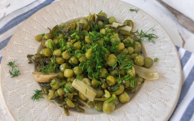yesil-soganli-bezelye-tarifi