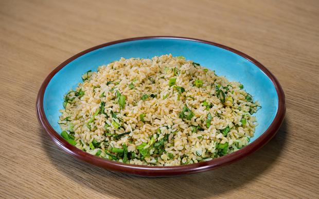 Taze Otlu Bulgur Pilavı Tarifi
