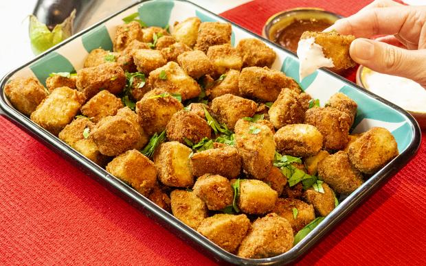 Nugget Görünümlü Patlıcan Tarifi