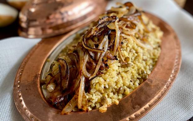 Antakya Usulü Mercimekli Bulgur Pilavı Tarifi