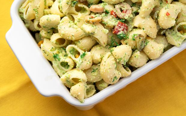 Kabak Pestolu Makarna Salatası Tarifi