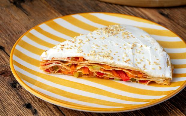Sebzeli Krep Pasta Tarifi