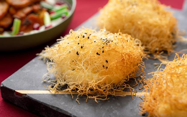 Kadayıflı Eski Kaşar Saganaki Tarifi
