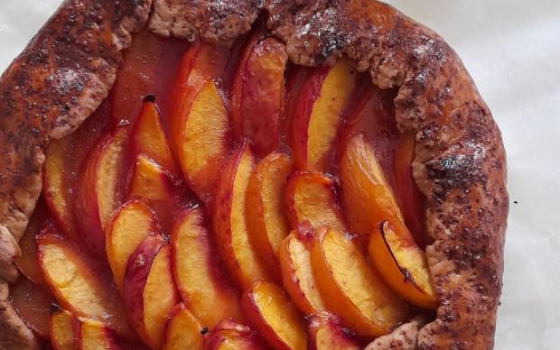 :Rafine Şekersiz Şeftalili Galette