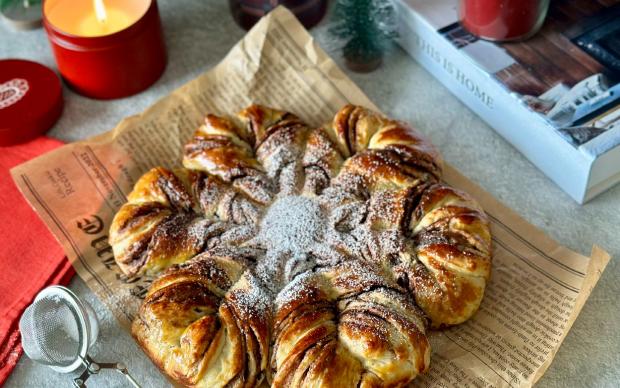 Çikolatalı Çiçek Çörek Tarifi