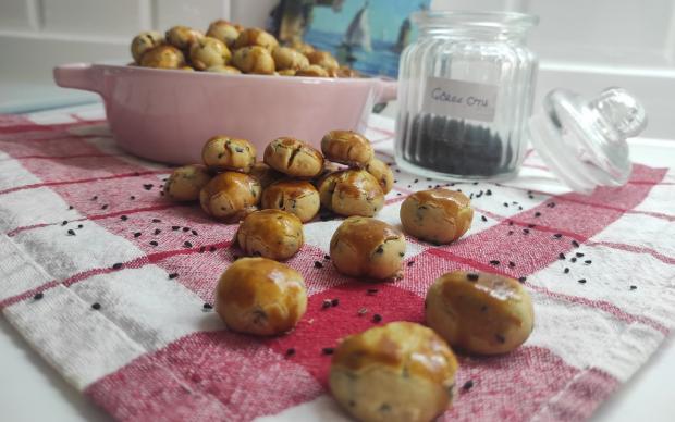 Çörek Otlu Misket Kurabiye Tarifi