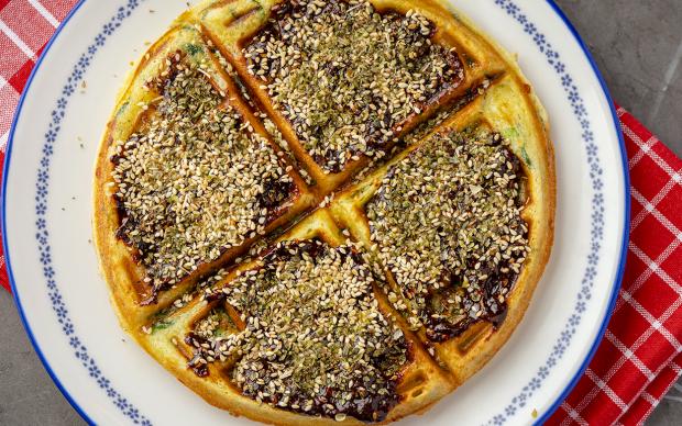 Ispanaklı Waffle Tarifi