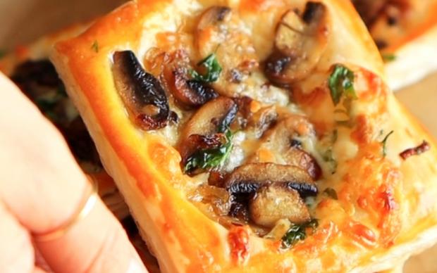 Mantarlı Çıtır Milföy Tarifi
