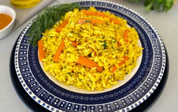 Zerdeçallı, Havuçlu Pilav Tarifi