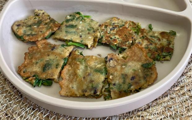 Bebekler İçin Ispanaklı Omlet Aşama 1