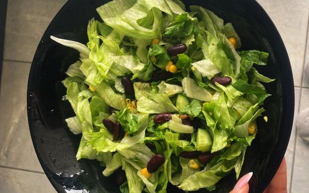 Bol Proteinli Vegan Salata Aşama 1