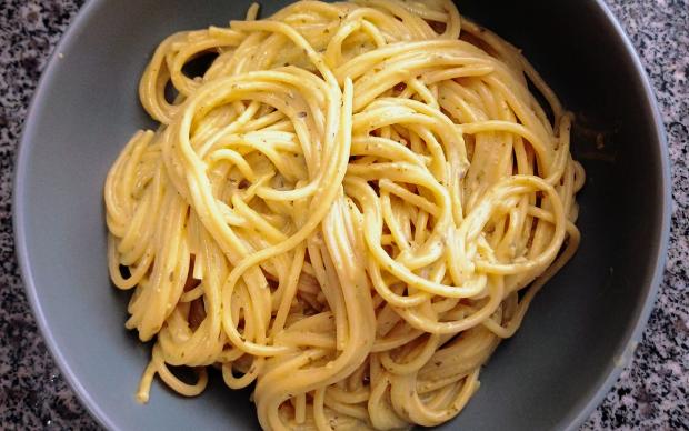 Evde Pesto Soslu Makarna Aşama 1
