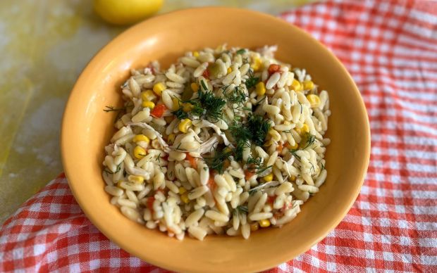 Tavuklu Arpa Şehriye Salatası Tarifi