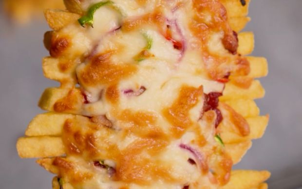 Çubukta Pizza Patates Tarifi