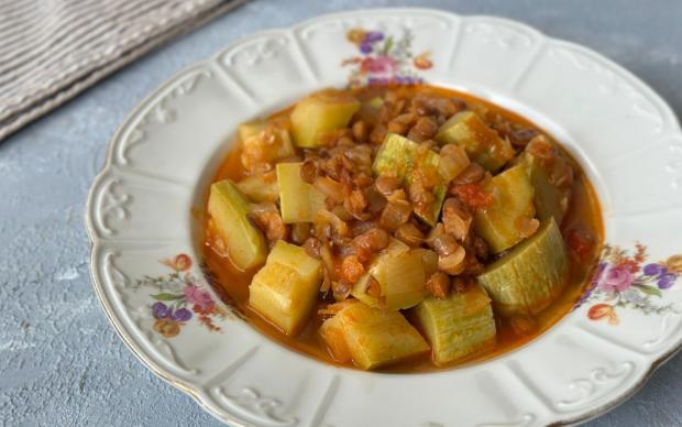 Mercimekli Kabak Yemeği Tarifi
