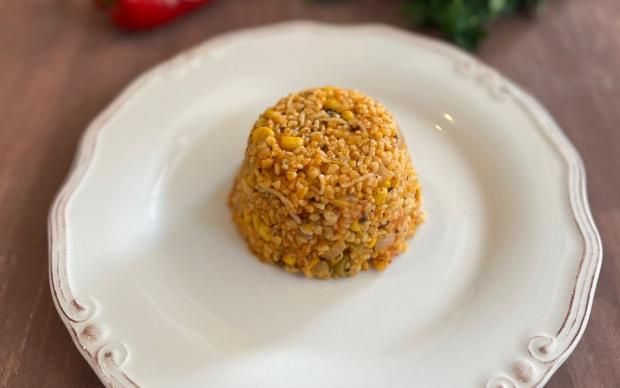 Mısırlı Bulgur Pilavı Tarifi
