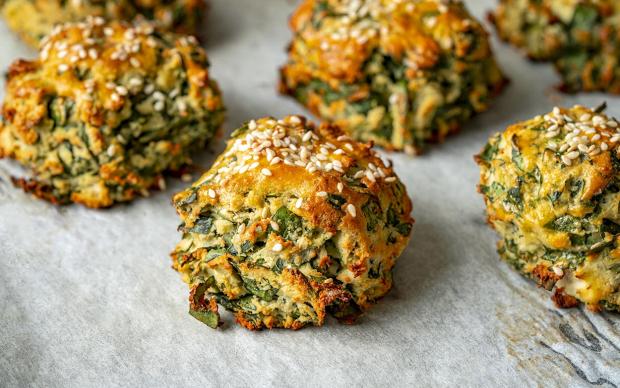 Ispanaklı Fit Poğaça Tarifi