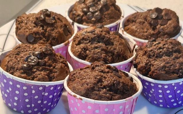 Airfryer'da Kakaolu Cupcake Tarifi