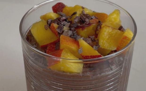 Şeftalili Chia Puding Tarifi