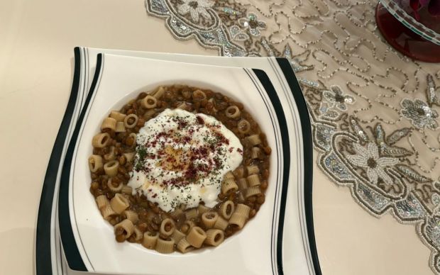 Yeşil Mercimekli Makarna Tarifi