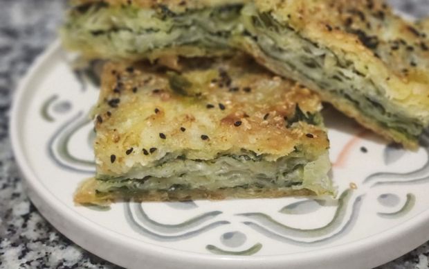 Glutensiz Ispanaklı Güllaç Böreği Tarifi