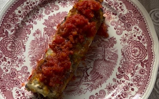 Labneli Patlıcan Rulo Tarifi