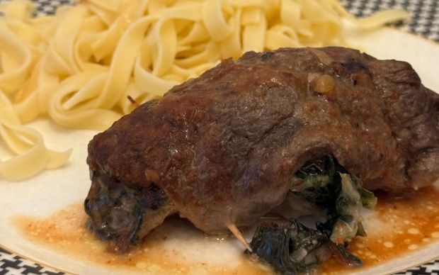 Ispanak Dolgulu Biftek Sarma Tarifi