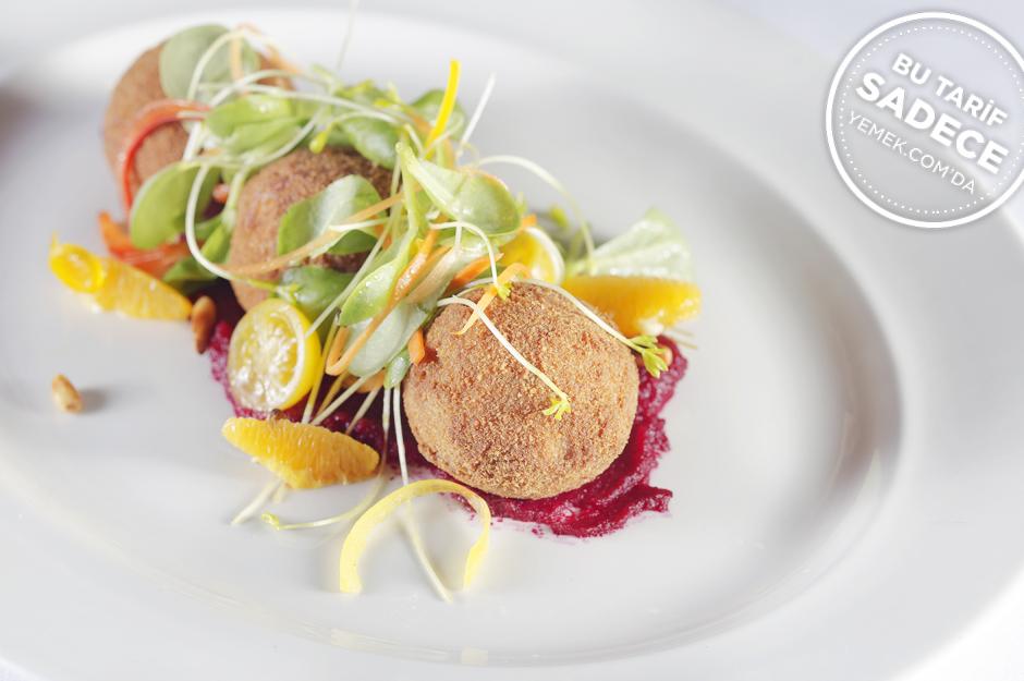 https://yemek.com/tarif/ajia-ordek-etli-arancini/ | A'jia Ördek Etli Arancini Tarifi