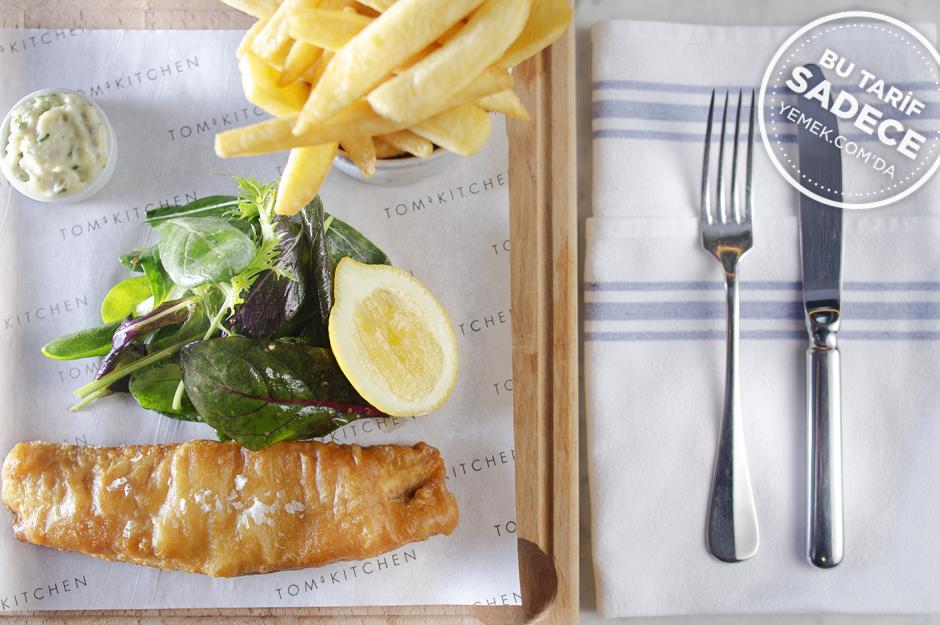 https://yemek.com/tarif/toms-kitchen-fish-and-chips/ | Fish and Chips Tarifi