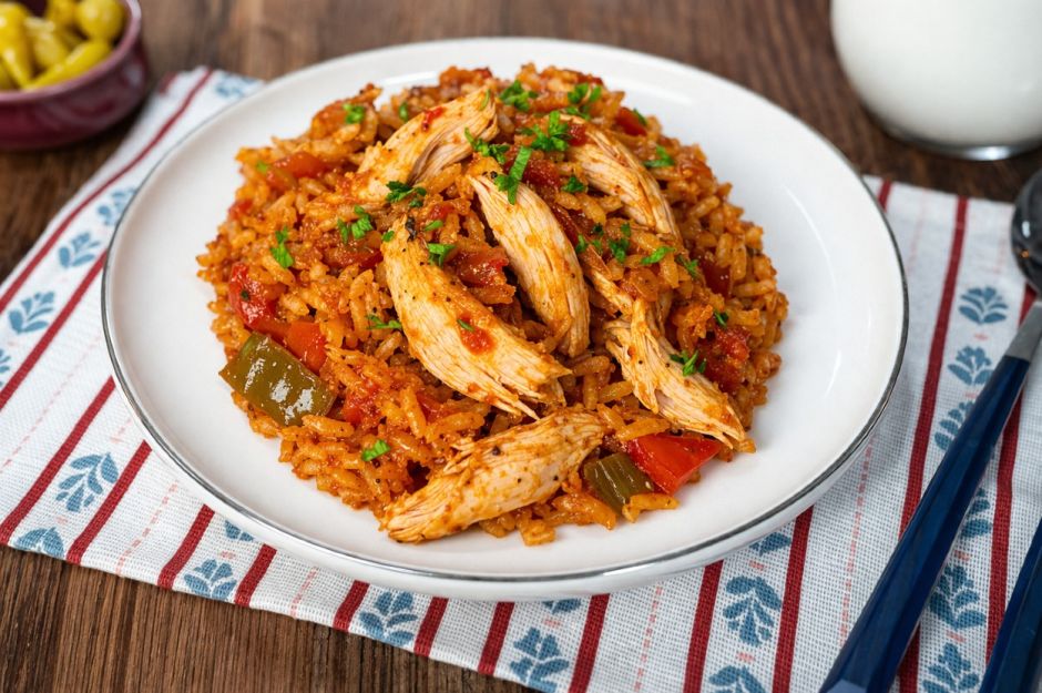 Bol Domatesli Olur: Çerkez Pilavı