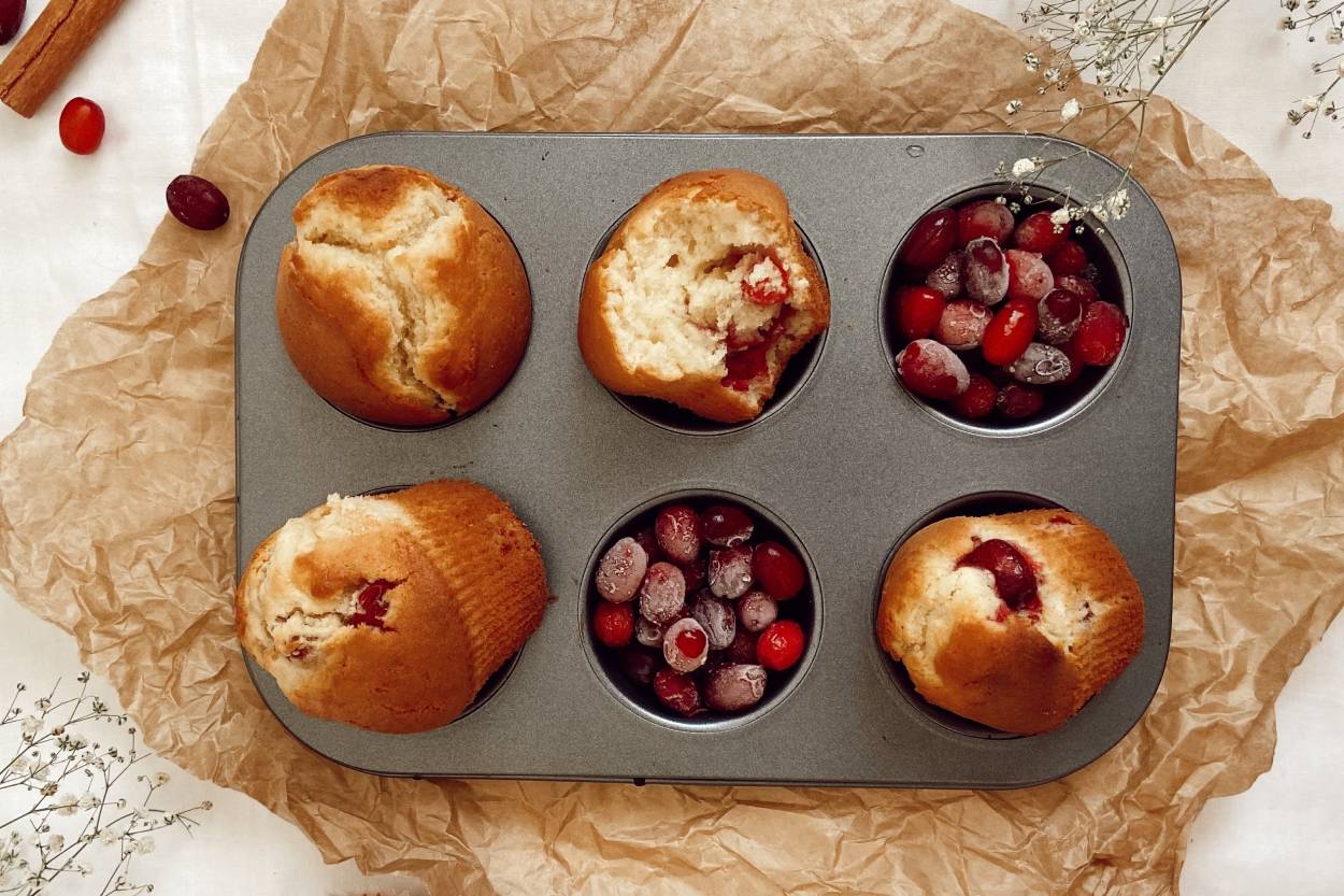 https://yemek.com/tarif/kizilcikli-muffin/ | Kızılcıklı Muffin Tarifi