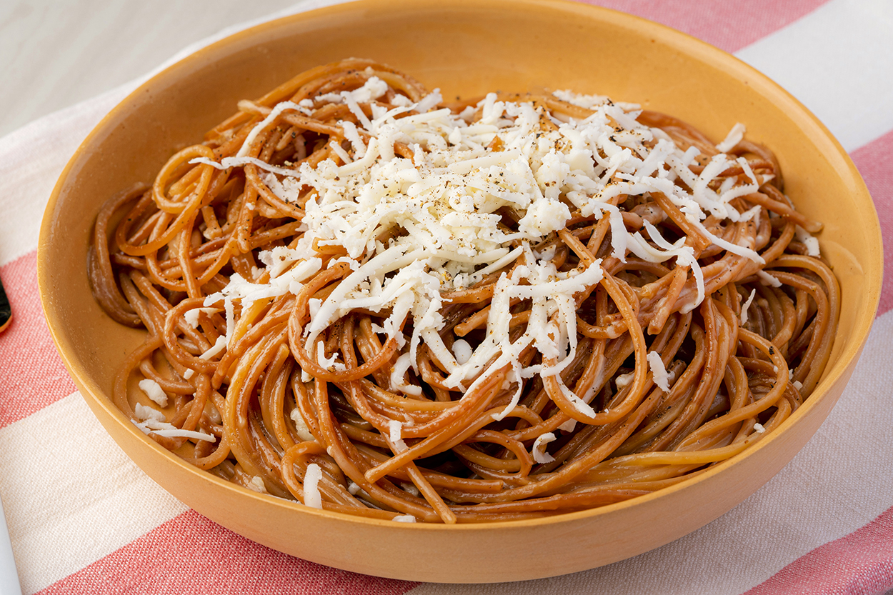 Peynirli Kavruk Spaghetti Tarifi