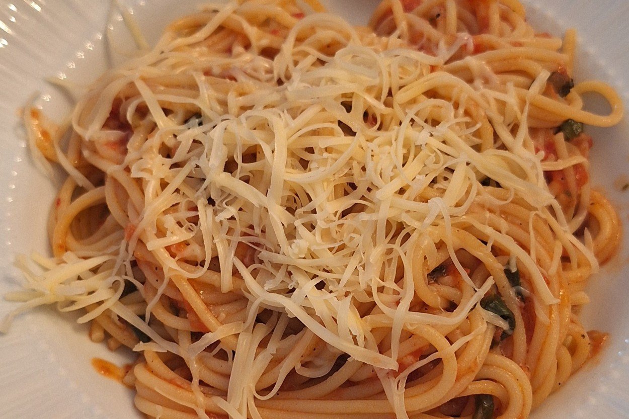 Özel Soslu Spagetti Aşama 1