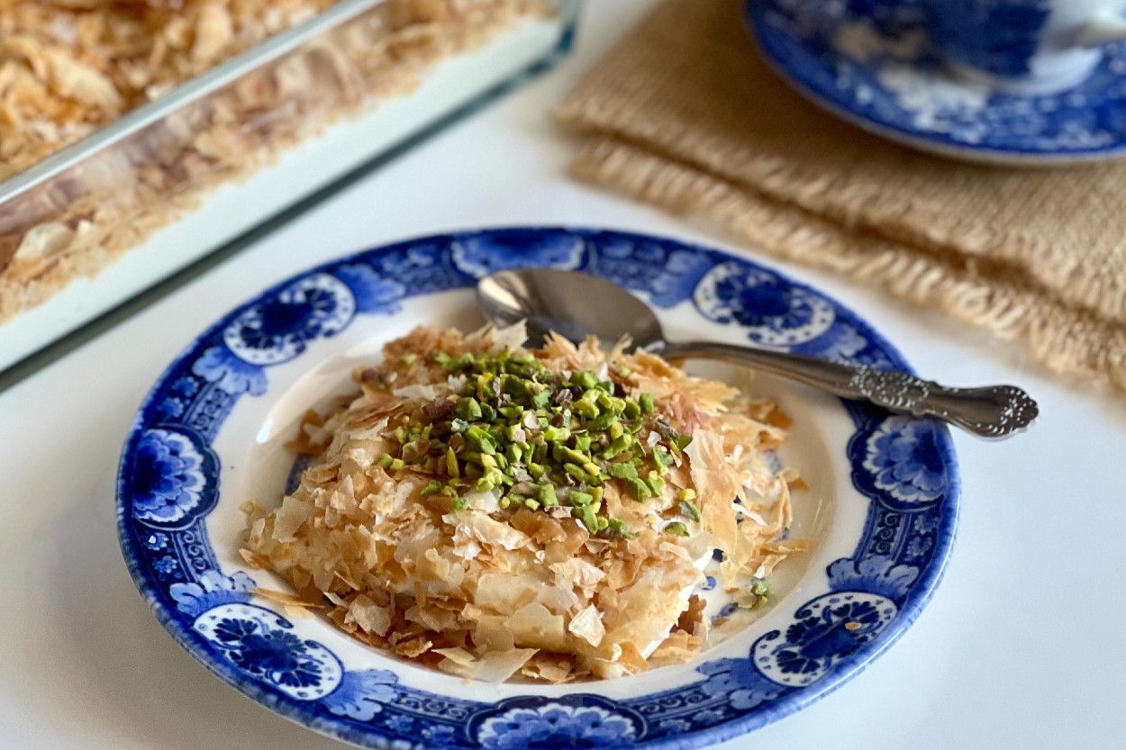 Baklava Tadında Muhallebi Tarifi