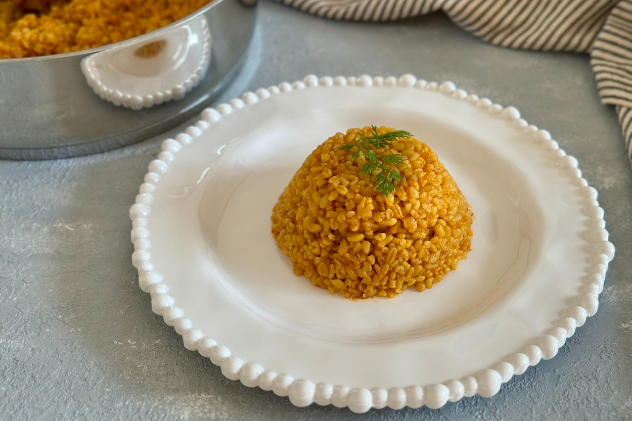 Zerdeçallı Bulgur Pilavı Tarifi