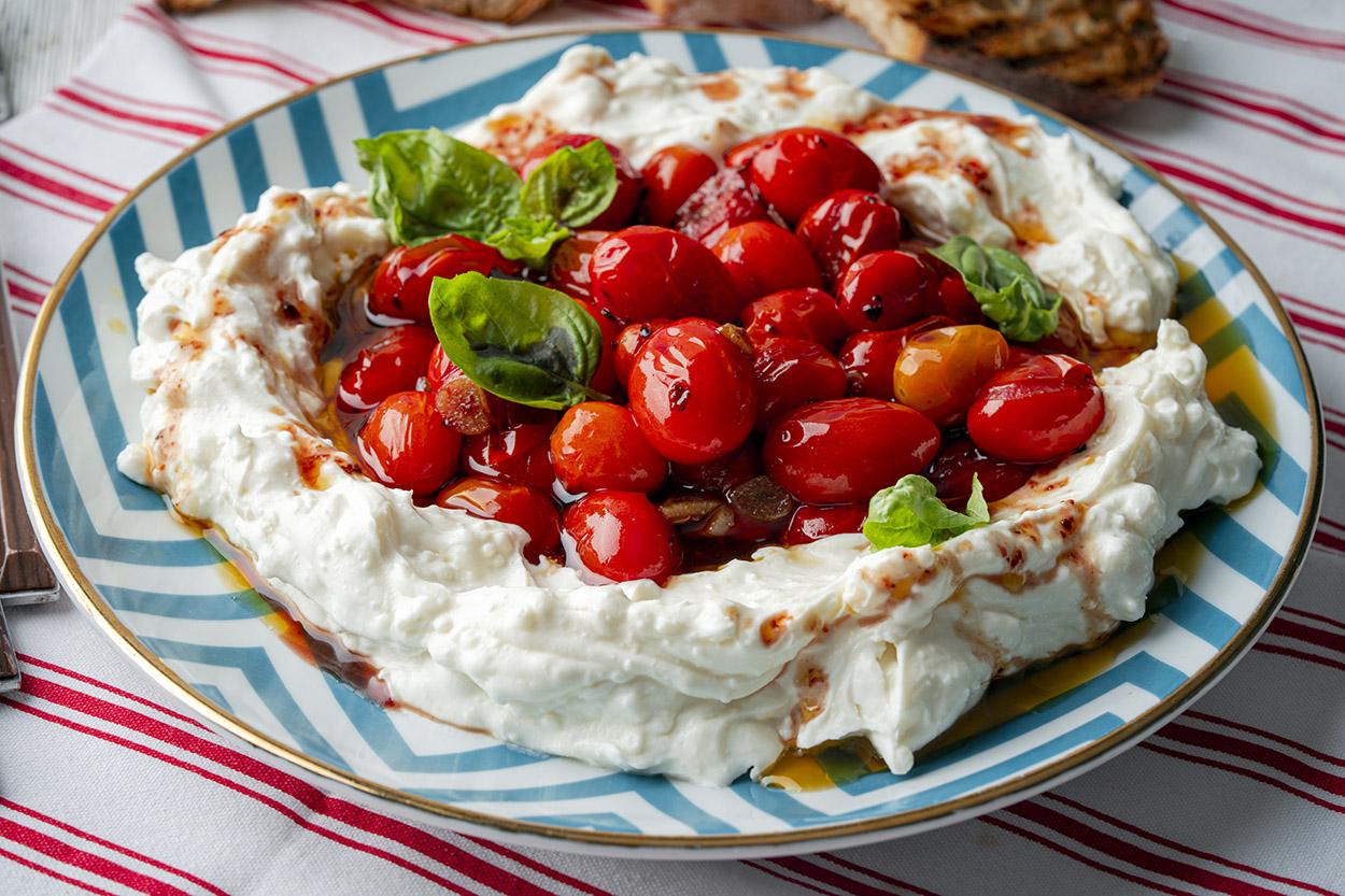 Bal ve Nar Ekşili Domates Mezesi Tarifi