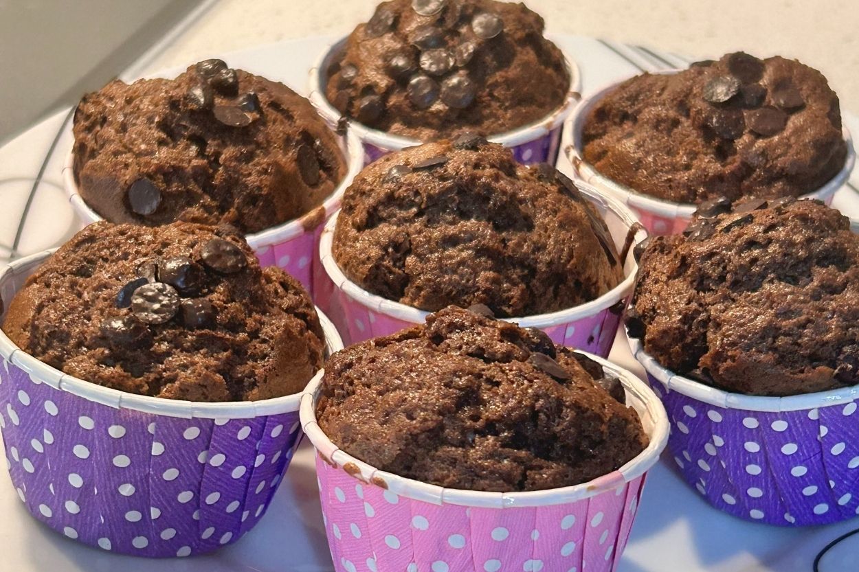 Airfryer'da Kakaolu Cupcake Tarifi
