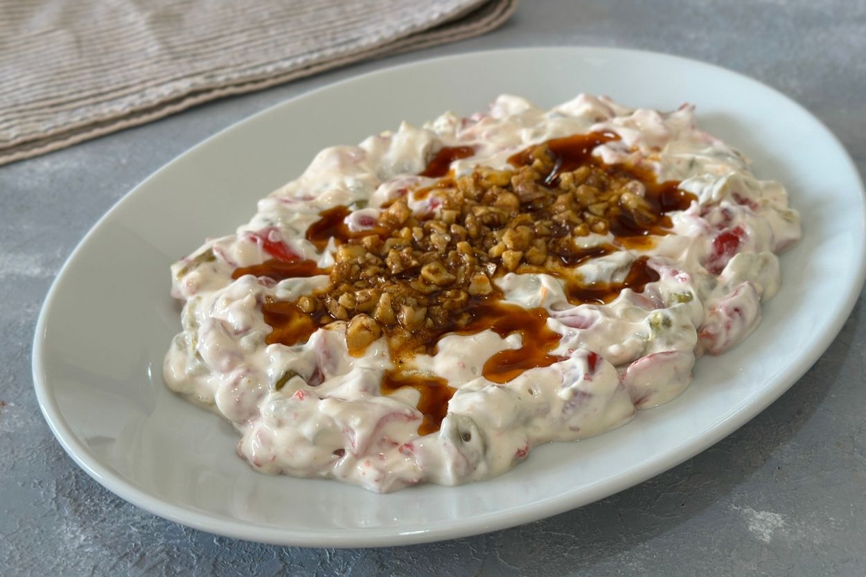 Airfryer'da Közlenmiş Biber Salatası Tarifi