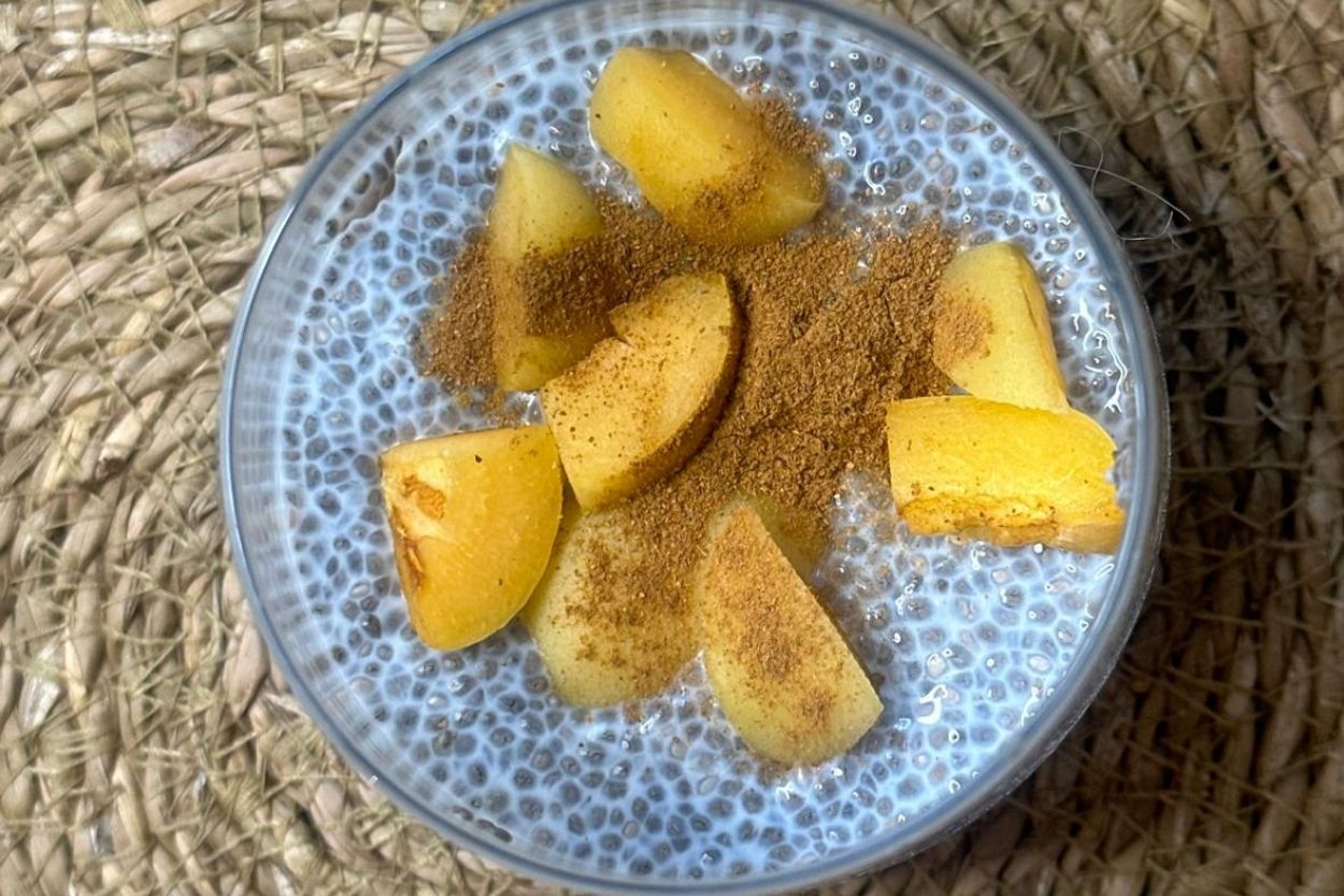 Tarçınlı Cevizli Chia Puding Tarifi