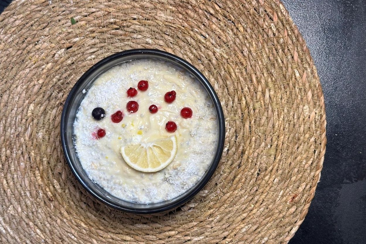Cheescake Tadında Yulaf Lapası Tarifi