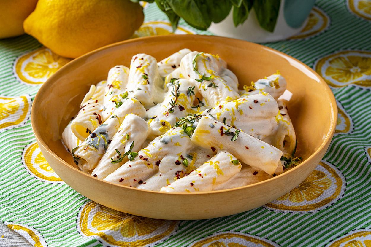 Limonlu Labneli Makarna Tarifi